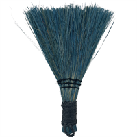 Broom blue/black 20-25cm Natural fiber & jute cord handmade 100% ECO friendly